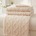 Charger l'image dans la visionneuse de la galerie, Beige / 200x230cm Plaid Sherpa
