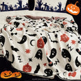 Charger l'image dans la visionneuse de la galerie, Blanc / 130 x 160 cm Plaid Halloween
