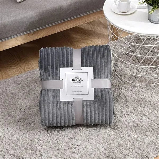 Gris Anthracite / 100 x 150 cm Plaid Polaire Gris Anthracite