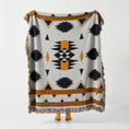 Charger l'image dans la visionneuse de la galerie, Gris Clair / 130 x 160 cm Plaid Indien Coton
