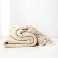 Charger l'image dans la visionneuse de la galerie, #Plaid Cocooning Tricot Beige / 125 x 180 cm
