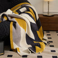 Charger l'image dans la visionneuse de la galerie, #Plaid Gris et Jaune Scandinave Gris / 130 x 160 cm
