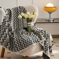 Charger l'image dans la visionneuse de la galerie, Plaid Noir et Blanc Scandinave
