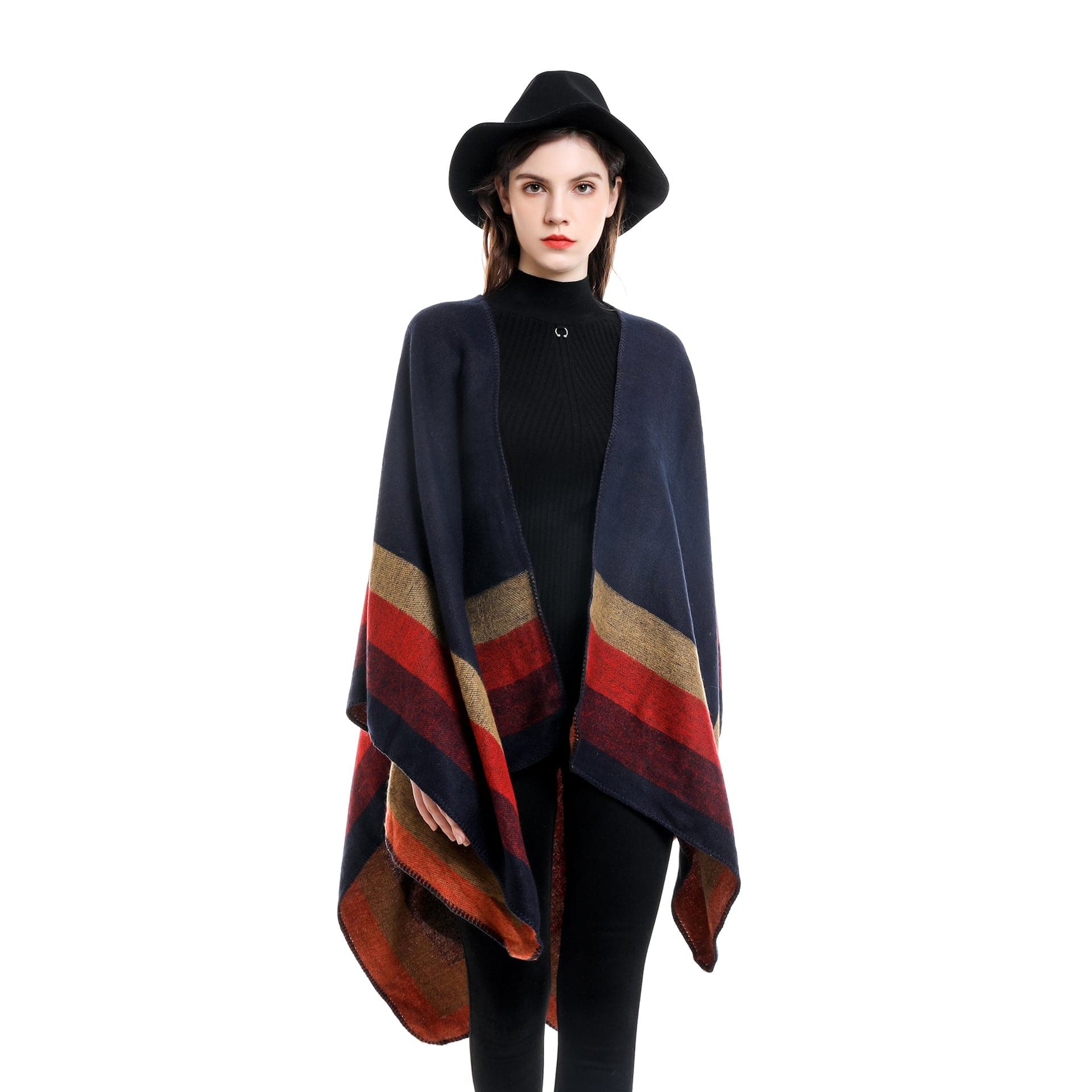 Plaid Poncho Adulte