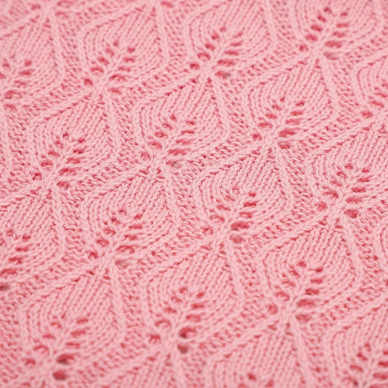 Rose / 100 x 80 cm Plaid Bébé Rose