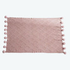 Rose / 130 x 160 cm Plaid en Tricot