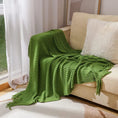 Charger l'image dans la visionneuse de la galerie, Vert / 127 x 172 cm Grand Plaid Vert
