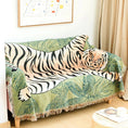 Charger l'image dans la visionneuse de la galerie, Vert / 130 x 180 cm Plaid Tigre
