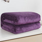 Violet / 150 x 200 cm Plaid Flanelle